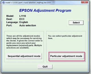 reset epson l1110-adjprog.exe|Panduan Reset Printer Epson L1110 & Download .